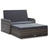 Day and Night - Day and Night 2-piece Garden Furniture Set and Gray Synthetic Rattan Cushions