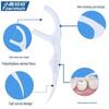 FAWNMUM Classic Thin Round Dental Floss Picks