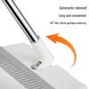 Brangdy Foldable Soft Bristle Broom and Dustpan Set