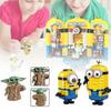Guerras A Criança Estelar Baby Yoda Minions Bloco de Construção Brinquedos Educativos Infantis