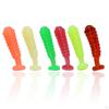 100 Pieces Fishing Lures Silicone Paddle Tail Swimbaits for Carp Walleye