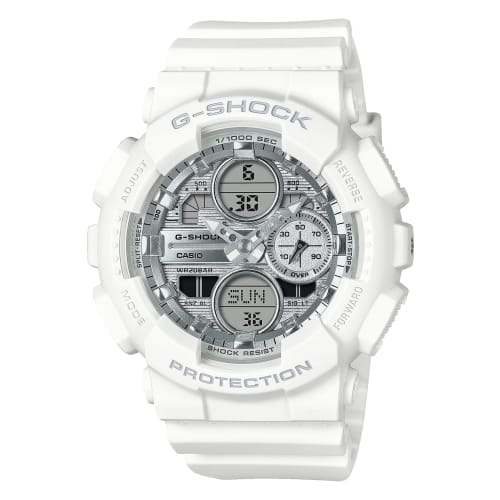 Casio G-Shock Watch, Made with Biomass Plastic, GMA-S140VA-7AJF, Women's, White