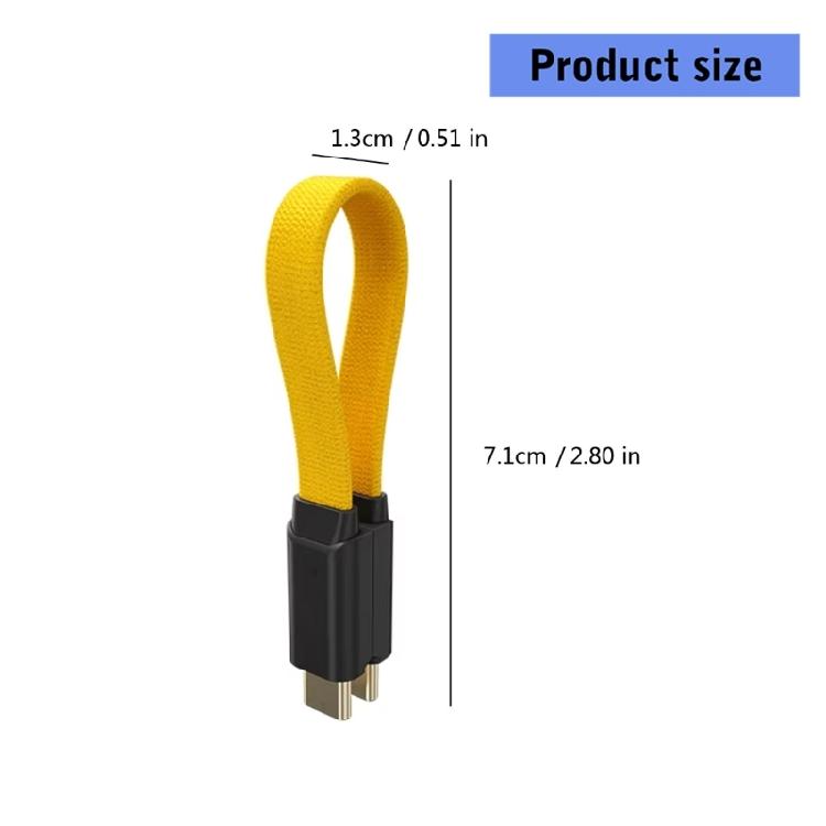 Magnetisches Design Typ C Schnellladekabel 60W Hohe Leistung Ausgangsverbindungskabel Draht für Mehrfachgeräte-Ladung