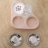 Pet Feeding Set with Water Dispenser And Food Bowl