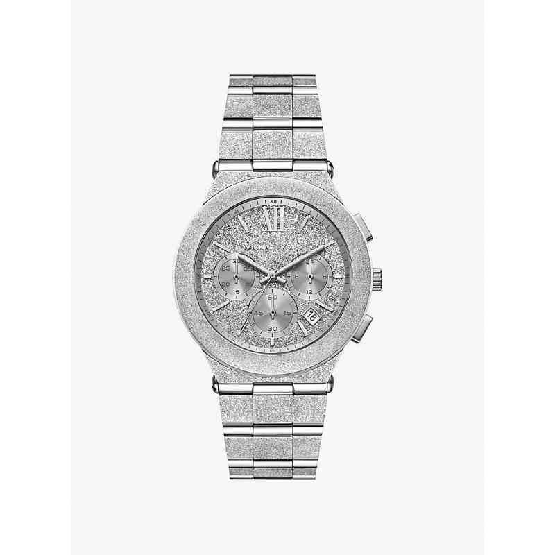 Большие часы Michael Kors Billie с frosted серебристым покрытием MK7558 серебряный