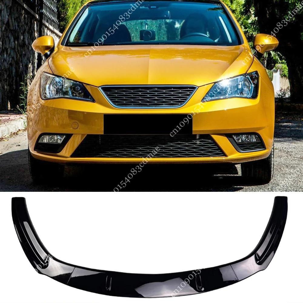 Para Seat Ibiza IV 2013-2016 MK4 6J Cupra SC ST TSI TDI FACELIFT Pala Frontal Divisor de Parachoques Labio Difusor Modificado Kit de Carrocería de 3 Piezas