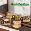Glacier Pattern Glass Tea Cups High Temperature Resistant Water Cups Stylish Coffee Cups  Office
