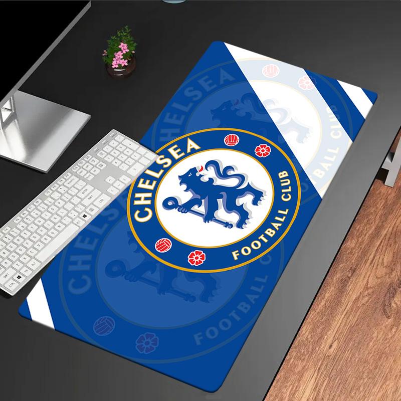 Chelsea Football Club Crest mouse pad, rubber base, esports desk mat, mouse pad for gamers and office use, gaming desk , easy to clean mat