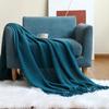 Scandinavian Style Sofa Blanket  Cover Blanket  Knitted Blanket  Shawl Blanket  Solid Blanket  Bed End Towel  Woolen Sofa Towel
