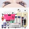Professional False Eyelash Extension Make Up Set Kit Semi Permanent Make Up Individual Eyelash Extensions Curl Glue Tool Sets with Bag 16 In 1