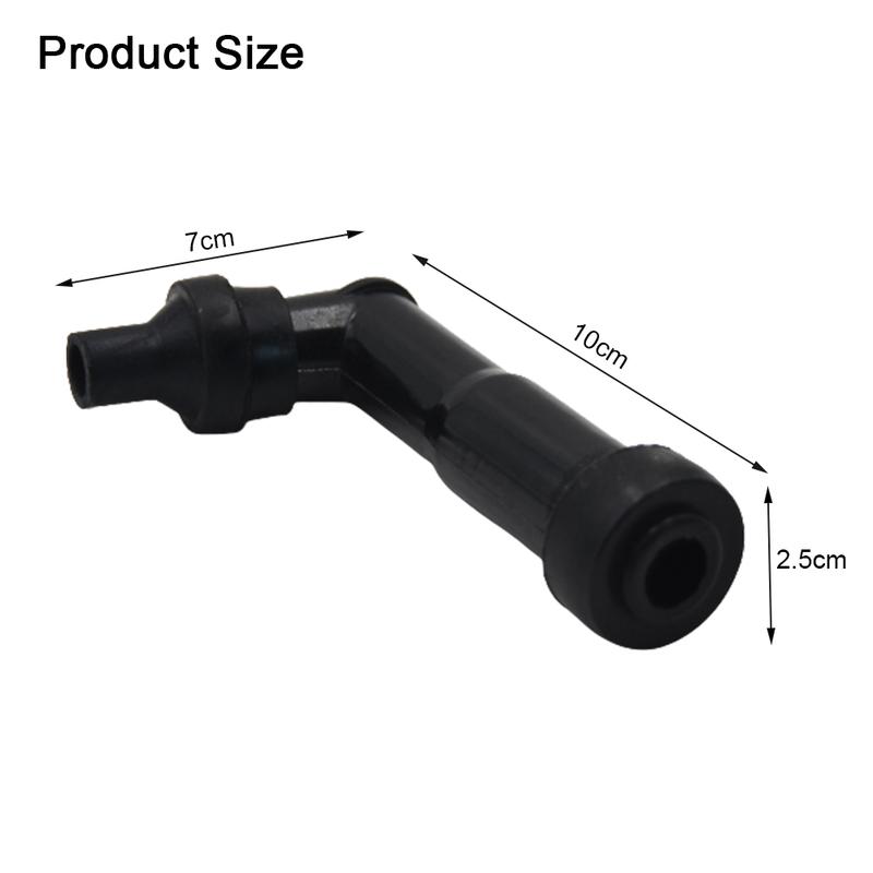 1-5PCS Motorcycle Cap for 10mm 12mm Threaded Motorcycle Ignition Spark Plug Cap 102 Degree Resistor Cover Rubber Car Accessies