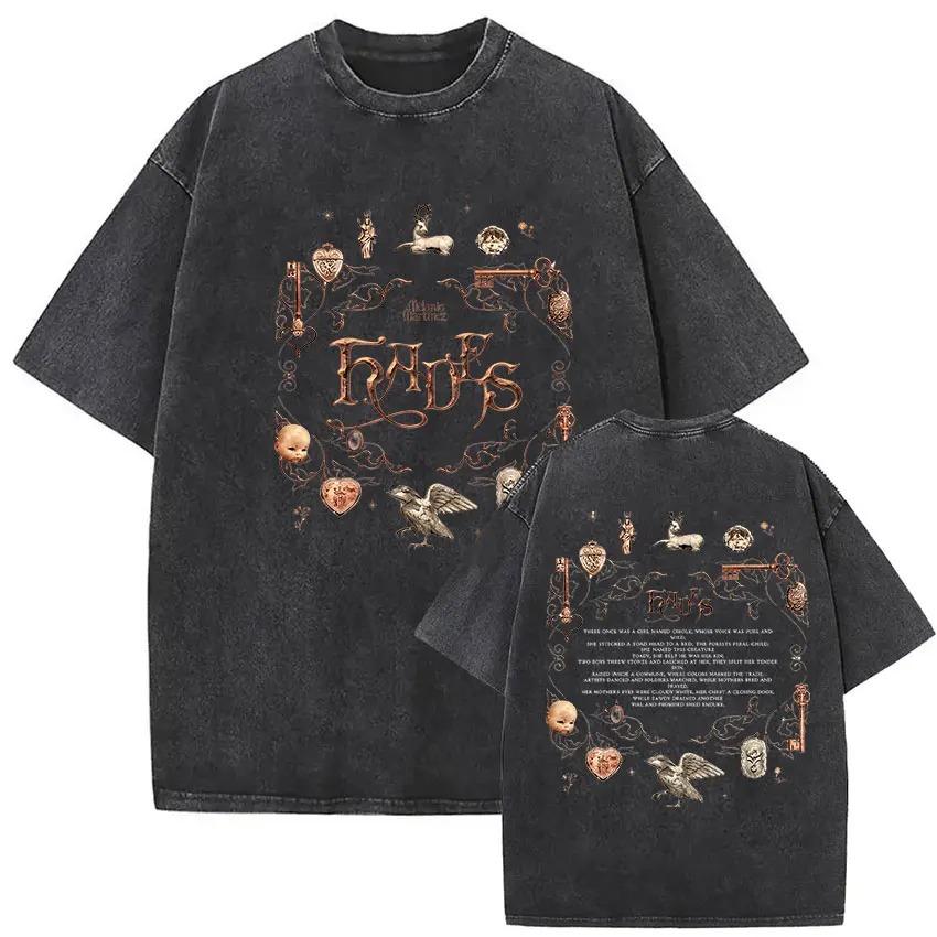 Molly Martinez Album Cover Mens Womens Short Sleeve Washed Short Sleeve TShirt Casual Comfortable Streetwear Fan Gift