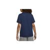 Jordan Camiseta Deportiva de Manga Corta con Cuello Redondo y Bordado del Logo Jumpman para Hombre Azul Marino DC7486-410