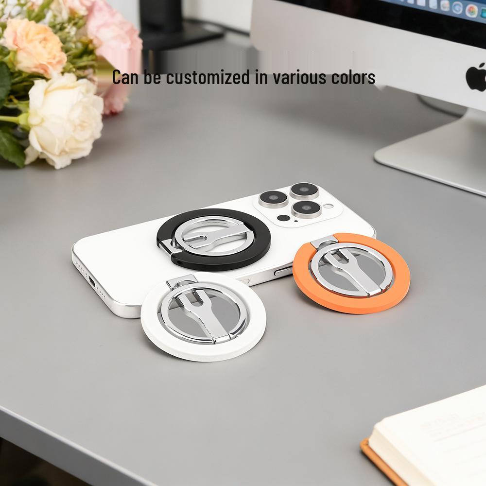 Foldable Desktop MagSafe Holder: Super Strong Universal Magnetic Phone Stand