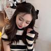 Hair Comb Bow Hairpin Cloth Velvet Bowknot Hair Clip Cute   Children
