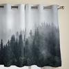 Misty Foggy Mountain Landscape Window Curtains For Living Room Bedroom Luxury Modern Kitchen Curtains Fabric Drapes