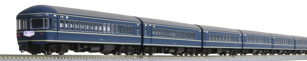 KATO N Gauge 20 Series Sleeper Express Asakaze Early Formation Basic Set Model Passenger Blue 8-Car 10-1725 Train, Cars,