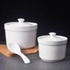 Tian Ya Jing 4-inch Ceramic Stew/Steamed Egg Pot Bodies - 4-Pack