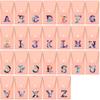 Premium Makeup Brushes Kit 8 Pieces Portable Blush Concealer Eyeshadow Brushes Synthetic Bristles Astronaut Letter Pattern