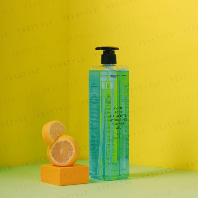 

FreshO2 - Зволожуючий гель для душу з амінокислотами та малахітом Yuning 500ml
