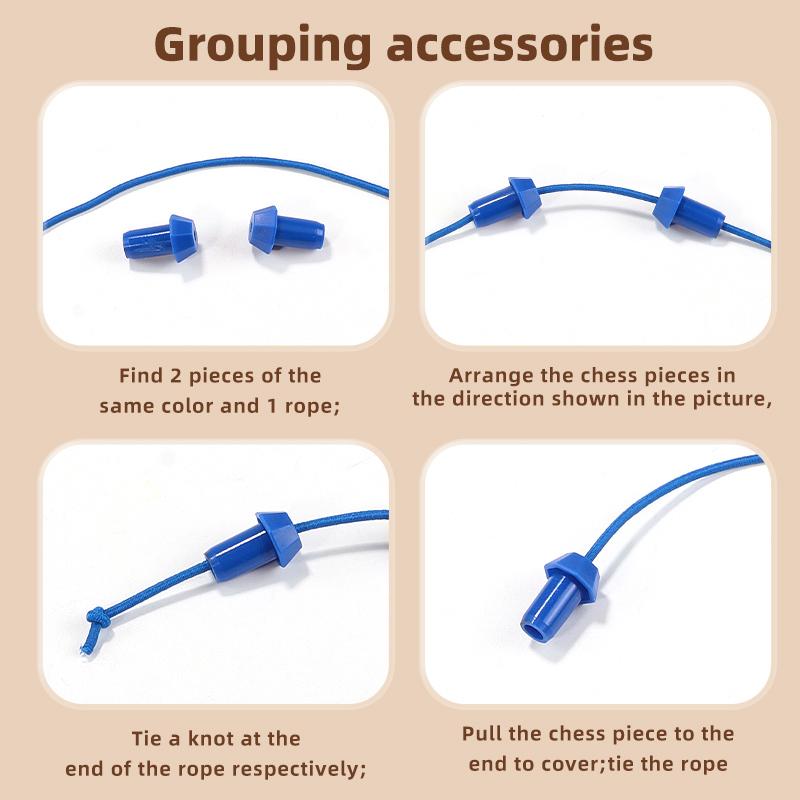 New Rope Breaking Battle Challenge Puzzle Toy Knot Toy Children's Rope Decoding Game Logic Training