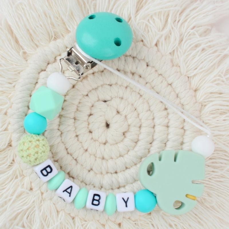 Baby Soother Chain Pacifier Holder Baby Toddlers Anti-drop Pacifier Strap Teether Toy Pacifier Dummy Chain Baby Supplies