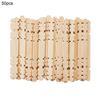 50Pcs/Set Creative Handicraft Making Ice Cream Stick DIY Natural Wood Ice Pop Stick Craft Tools