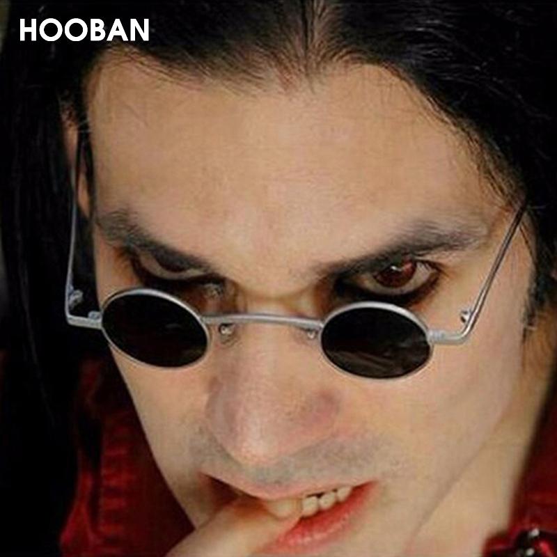 Attractive Glasses Men's Gothic Small Round Sunglasses Wo Vampire Style Sun Glasses Unisex Vintage Retro Y2k Steampunk Metal Shade
