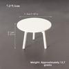 Multistyles Wood Coffee Dining Table Chairs Modern Simple Simulation End Table  for OB11 Doll