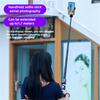 1.7m New 5 in 1 Projection Rear Camera Selfie Stick with Selfie Monitor Screen Brush Bluetooth Remote Control Scrolling 7