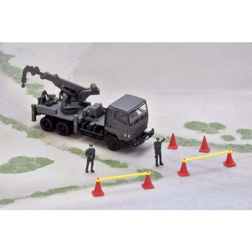 GJ! 100 Views of Working Vehicles 003R ~Self-Defense Force Disaster Prevention Training Site~ Returns 8-Piece Box Diorama Supplies