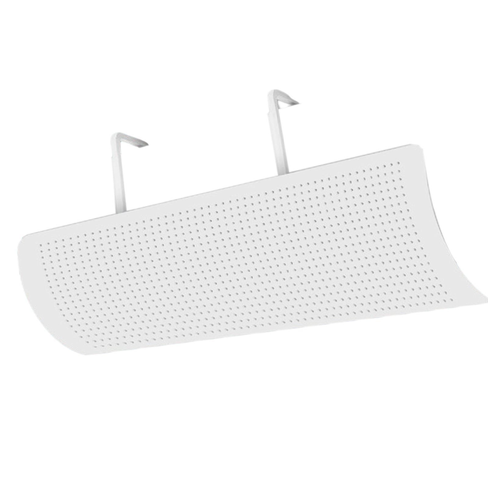 

Дефлектор кондиционера воздуха Универсальный регулируемый угол Простая установка для настенного кондиционера Дефлектор воздуха для офиса белый