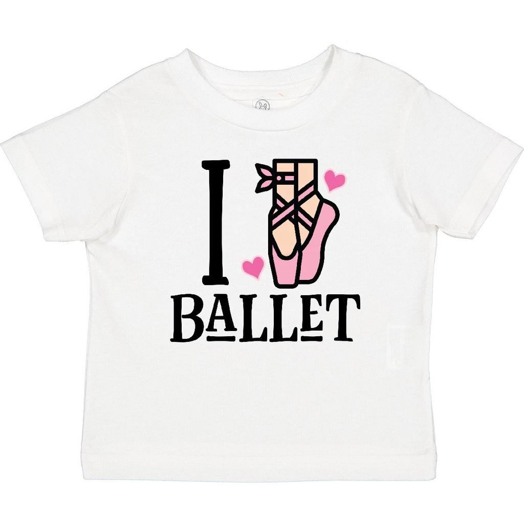 Inktastic I Love Ballet Quote Ballerina Dancer Baby T-Shirt Dancing Girls Infant