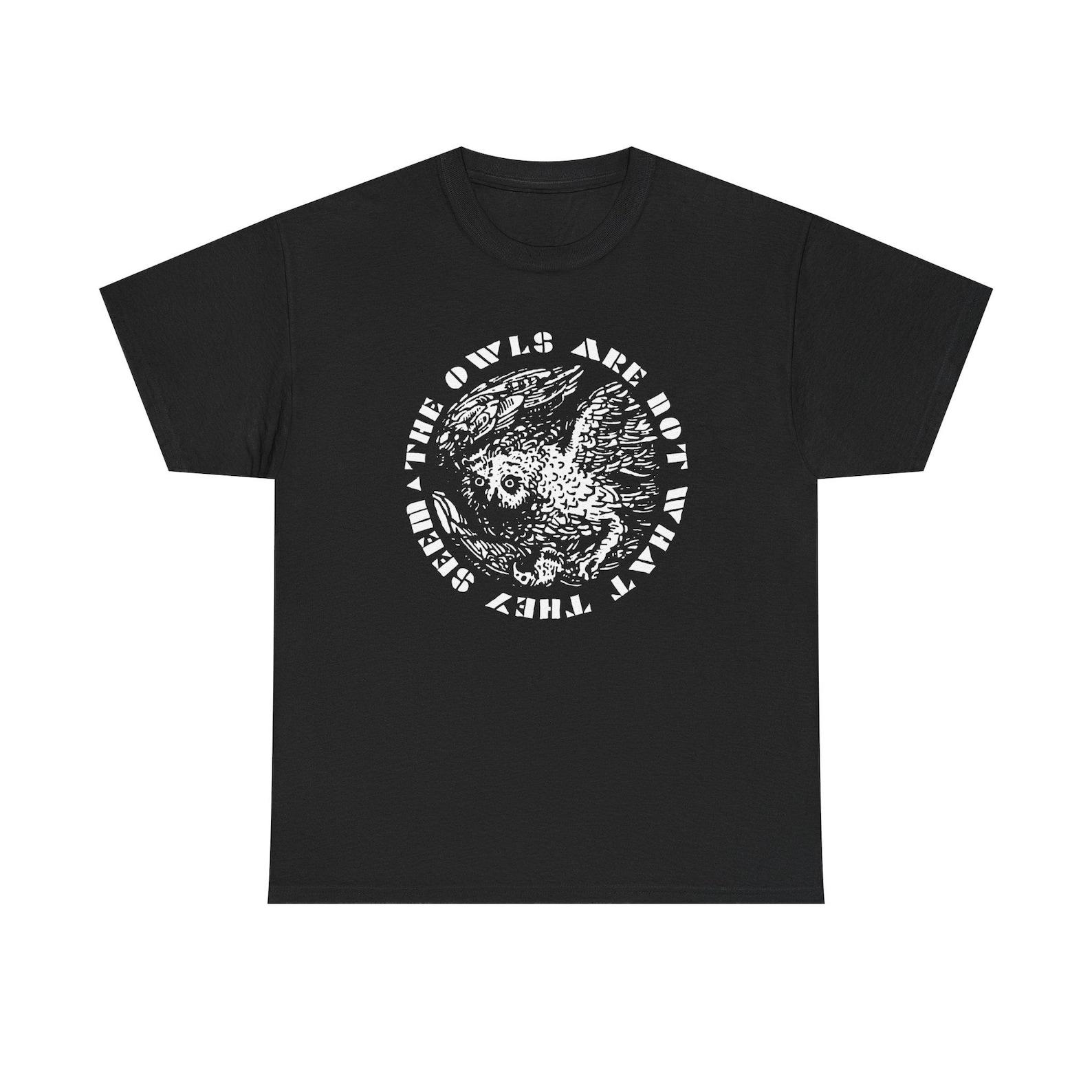 The Owls Are Not What They Seem Shirt, Twin Peaks Quote Tee, David Lynch TV Series Shirt, Surreal Mystery TV T-Shirt, Red Room Cult TV Tee S