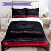 Bayern Monaco Personalizza il tuo nome Set Biancheria da Letto Copripiumino Traspirante con Federe Decorazione per la Casa Regalo di Compleanno