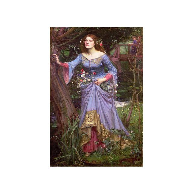 

Знаменитое произведение искусства. Плакат масляной живописи Уильяма Уотерхауса к «Мадам Офелии» 21cm×30cm NoFrame