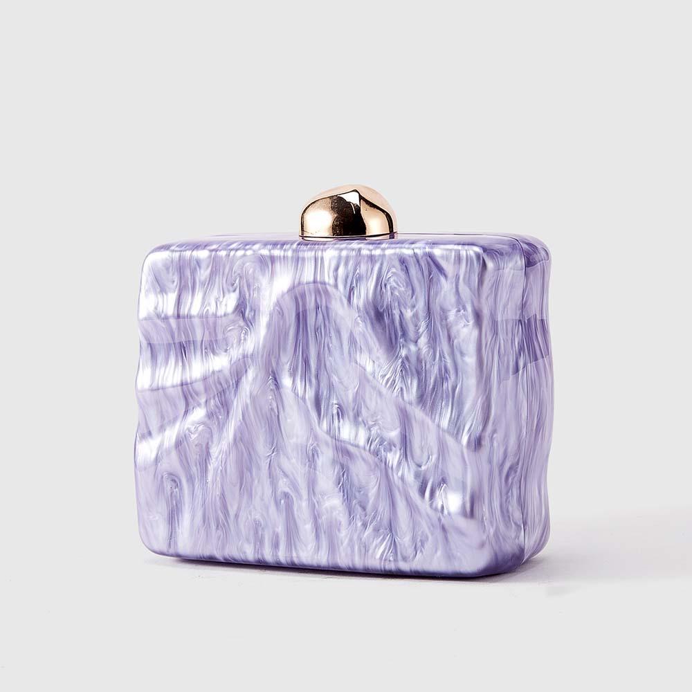 

Women s new pressure-packed acrylic dinner bag single shoulder oblique span wedding banquet clutch bag chain bag