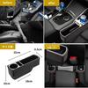 Seizar Car Storage Car Storage Box Between Driver and Passenger Drop Easy Large Drive Set of Holder, Seats, Prevention, Insert, Installation,