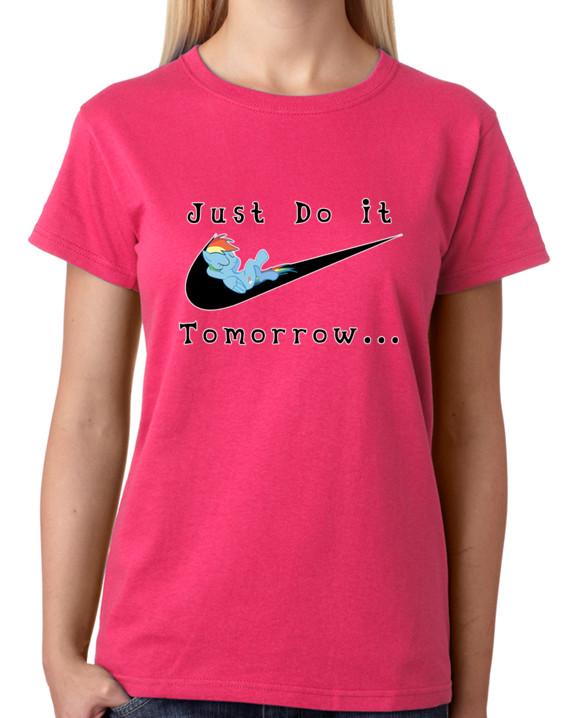 

Pony Just Do It Tomorrow Ladies T-Shirt L