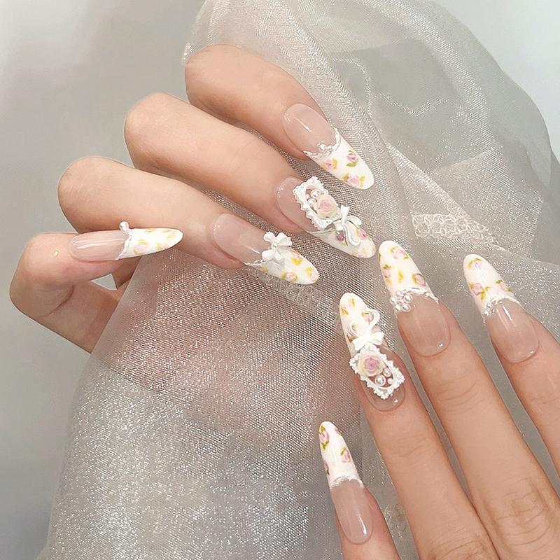 50Pcs Nail Art Frames Shapes Designs Diy Resin Charms For 3D Nail Accessories Hollow Nail Art Gems Stones Frames