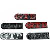 3D kovové logo GTD Samolepky na auto Samolepky Přední kapota Gril Emblém pro VOLKSWAGEN VW Polo Golf 4 5 6 7 MK4 MK5 MK6 MK7