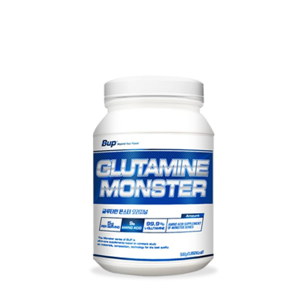 

BUP Glutamine Monster Original 500 г сырого порошка 99,9 глютамина Добавка для тренировок 100 доз большая доза