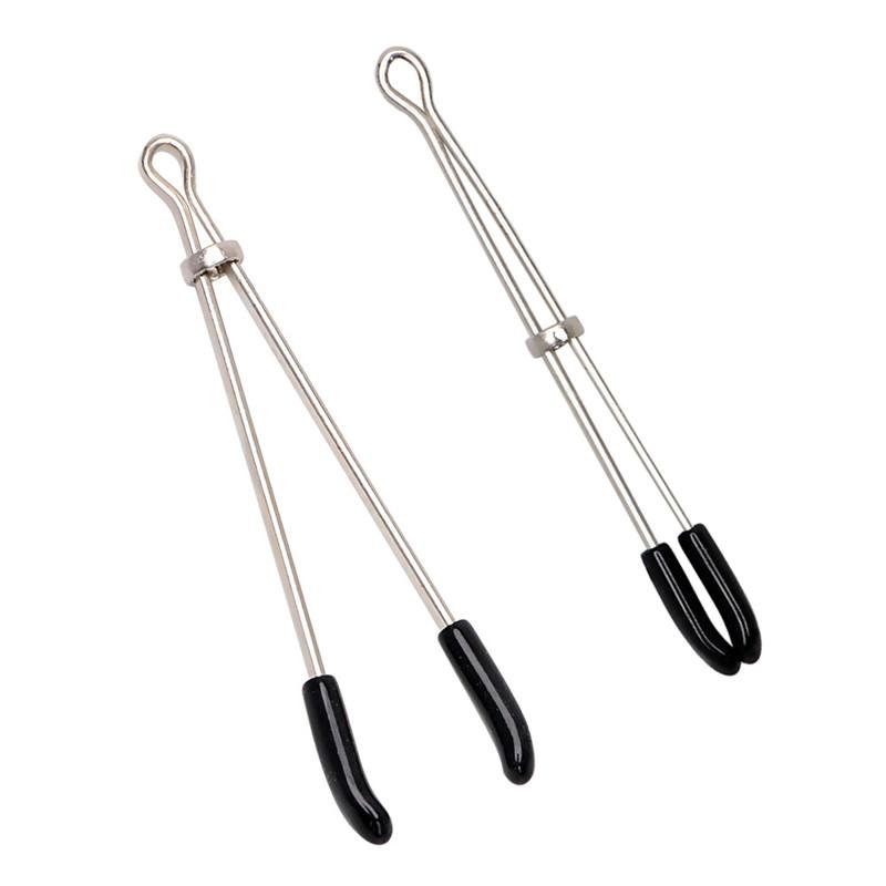 1 Pair Stainless steel Metal Nipple Clamps breast Clips BDSM restraints Adult Games toys For Couples Flirt sex Toys For