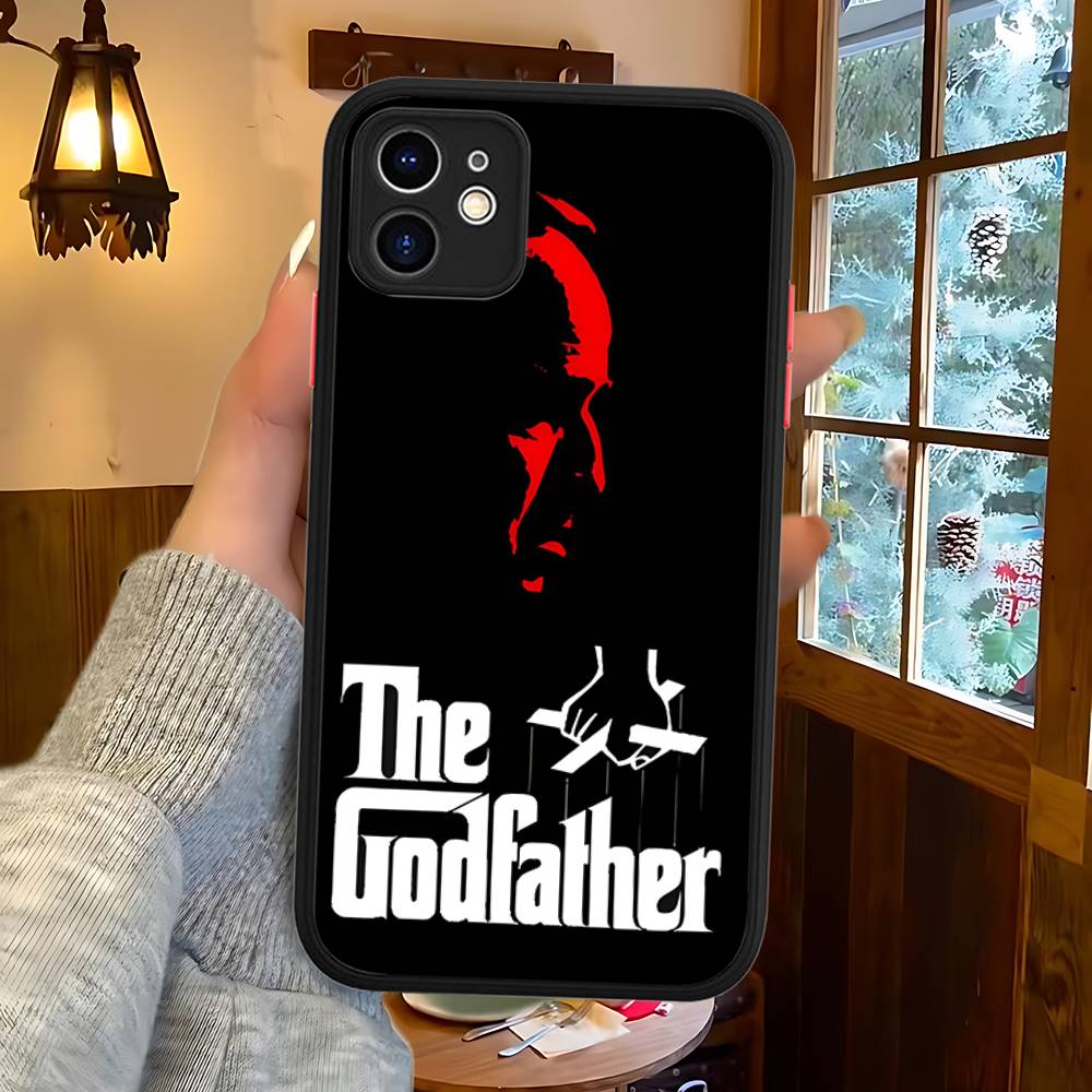 United States TV The Godfather Phone Case For IPhone 16 15 14 13 12 11 Pro Max Plus X XS MAX Black Matte Phone Fundas