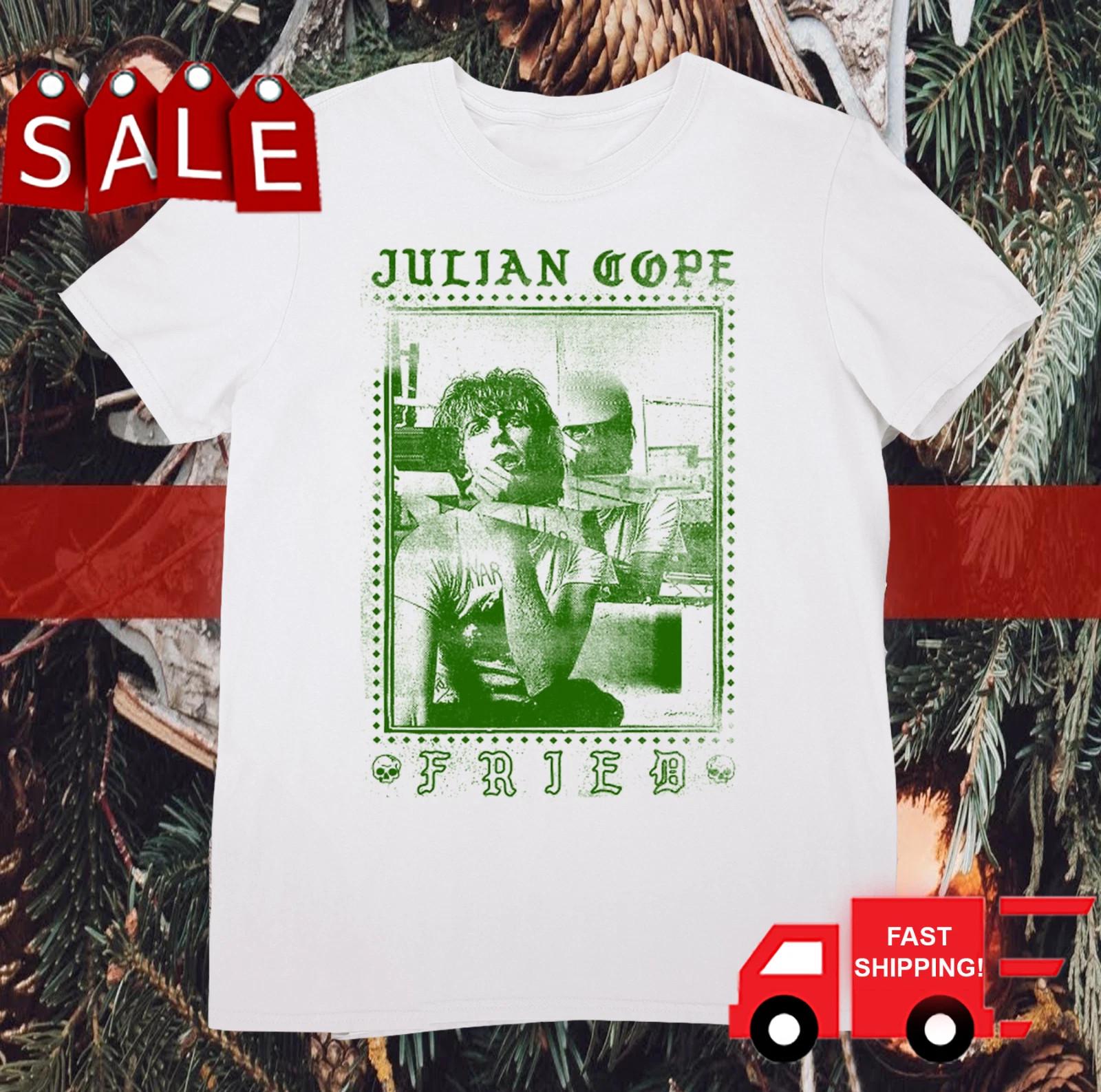 Julian Cope Frieds Poster T Shirt Classic White Unisex S-5XL 1P0841 XXXXL