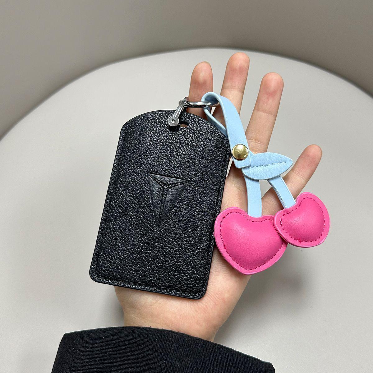 

2024 Changan Deepal S7 Leather Key Case for Women: High-End LS03 Card Holder & Buckle