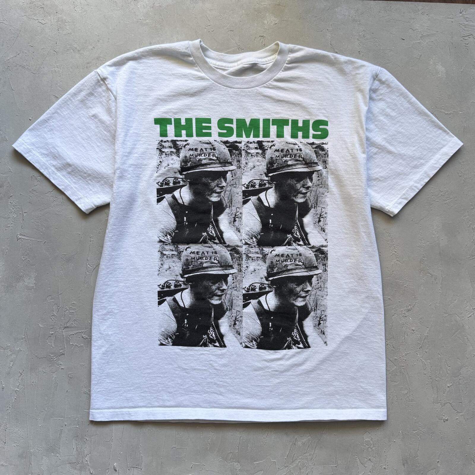 Vintage 2000s The Smiths Meat is Murder White Band T Shirt Unisex T-Shirt XXXL