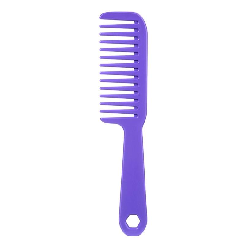 Practical Wide Toothed Comb with Long Handle for Smooth Hair Care Hairdressing Comb Hair Styling Tools