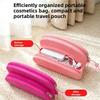 New Double-layer Storage Bag, Multi-functional Double-layer Cosmetic Bag, Travel Glasses Bag, Stationery Case, Perfume Bag.