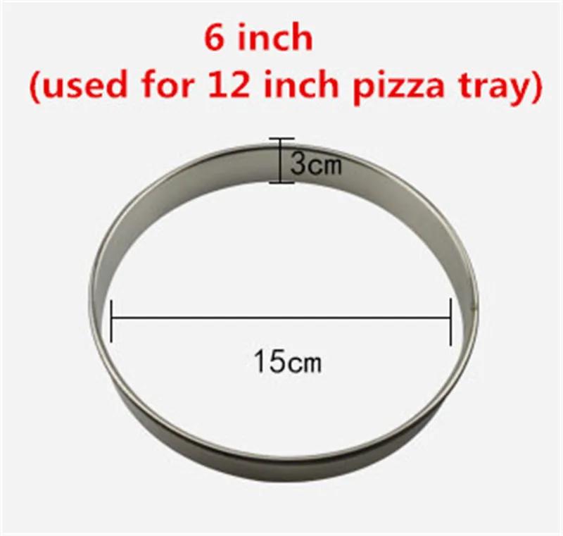 Round Stainless Steel Cake Molds Mousse Cake Tart Circle Mold Pizza Dessert DIY Decor Mould Tart Ring Kitchen Baking Tool